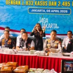 Operasi Intensif Polda Metro Jaya Lebih Dari 700 Kg Narkoba Disita Ribuan Tersangka Ditangkap Dalam Triwulan Pertama 2026