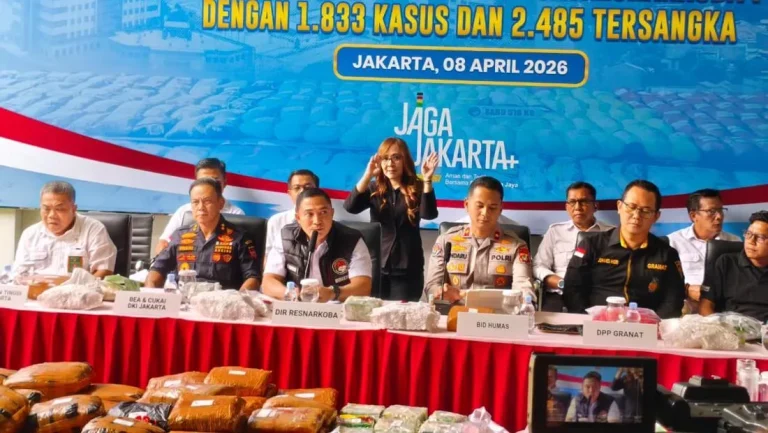 Operasi Intensif Polda Metro Jaya Lebih Dari 700 Kg Narkoba Disita Ribuan Tersangka Ditangkap Dalam Triwulan Pertama 2026